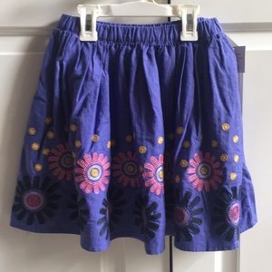 Girls tea collection embroidered skirt